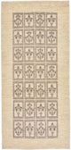 Gabbeh Teppich - Loribaft Perser 87 x 192 cm - sand
