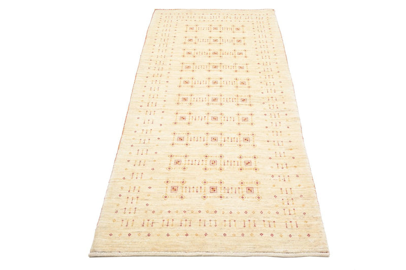 Gabbeh Teppich - Loribaft Perser 88 x 201 cm - natur