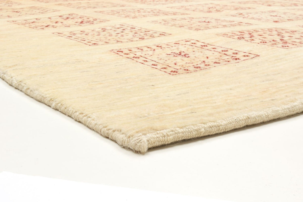 Gabbeh Teppich - Loribaft Perser 141 x 211 cm - beige