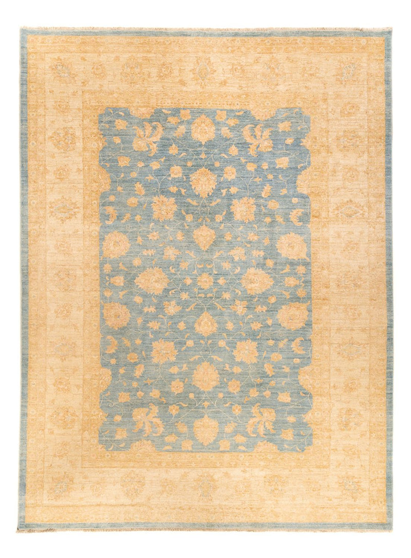 Ziegler Teppich 255x342cm - Orientteppich - hellblau