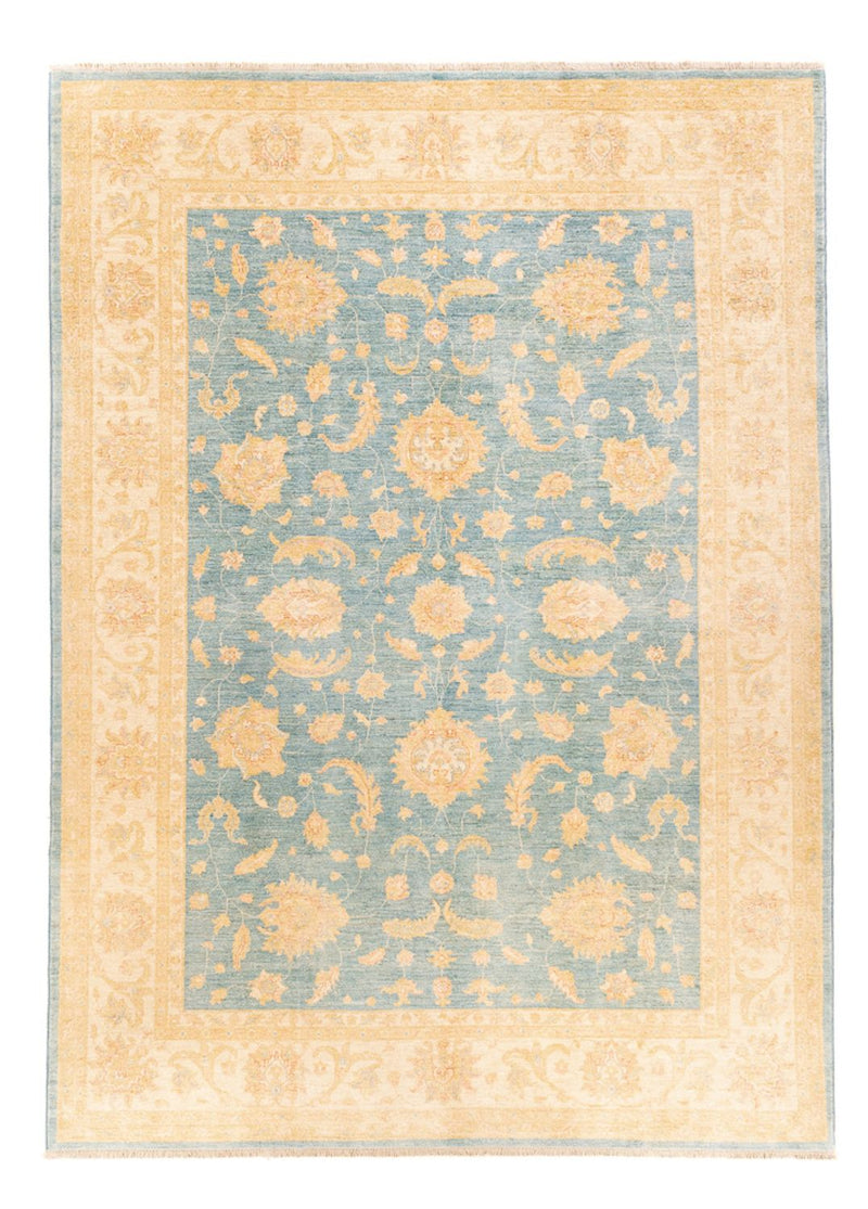 Ziegler Teppich - 249 x 343 cm - hellblau