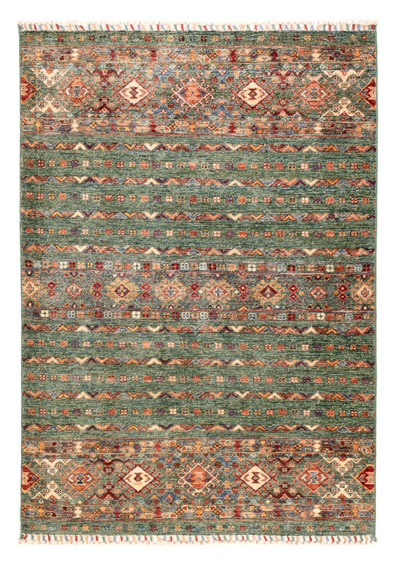 Shal Teppich 126x183cm - Orientteppich - grün