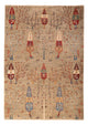 Ariana Teppich 211x291cm - Orientteppich - dunkelbeige