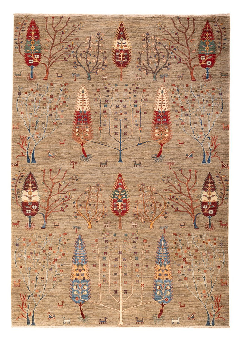 Ariana Teppich 211x291cm - Orientteppich - dunkelbeige