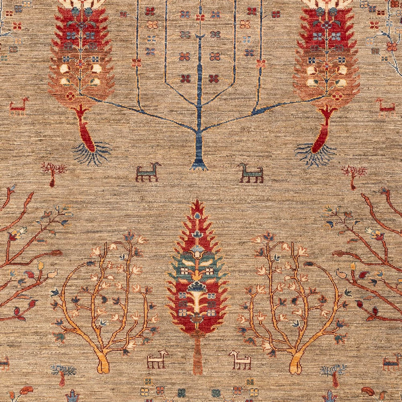 Ariana Teppich 211x291cm - Orientteppich - dunkelbeige