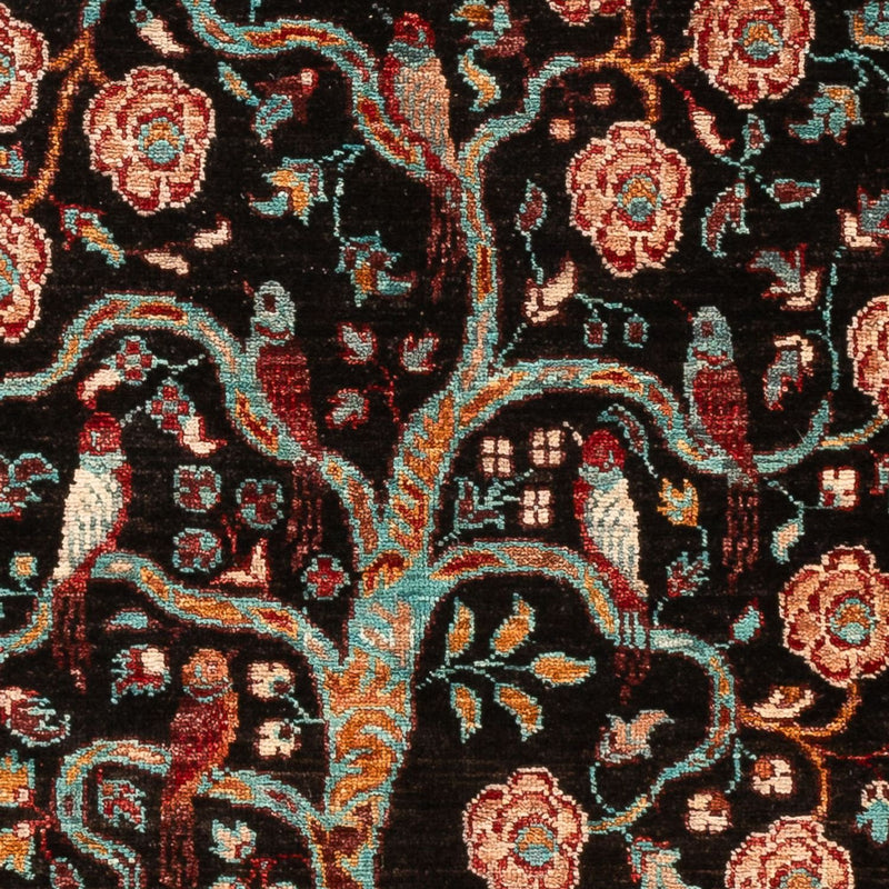 Ariana Teppich 79x200cm - Orientteppich - schwarz