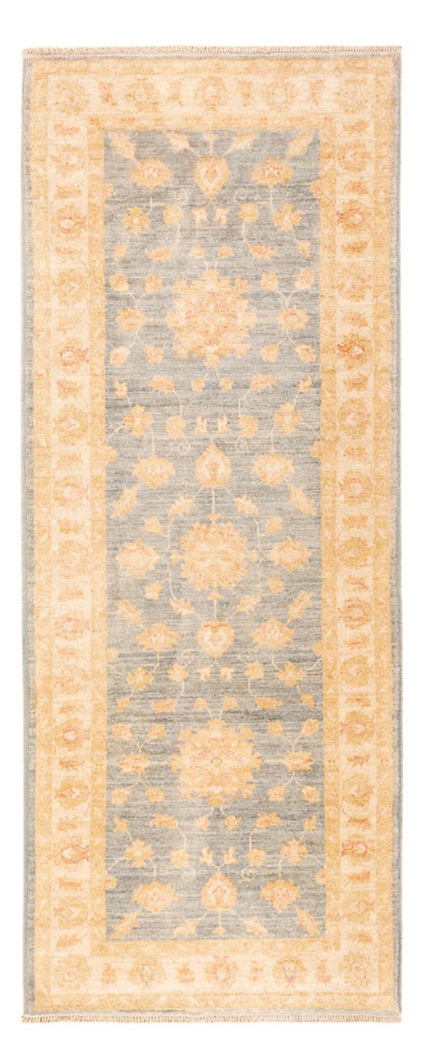 Ziegler Teppich 80x202cm - Orientteppich - grau