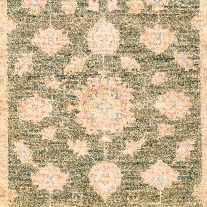 Läufer Ziegler - 77 x 197 cm - olivgrün