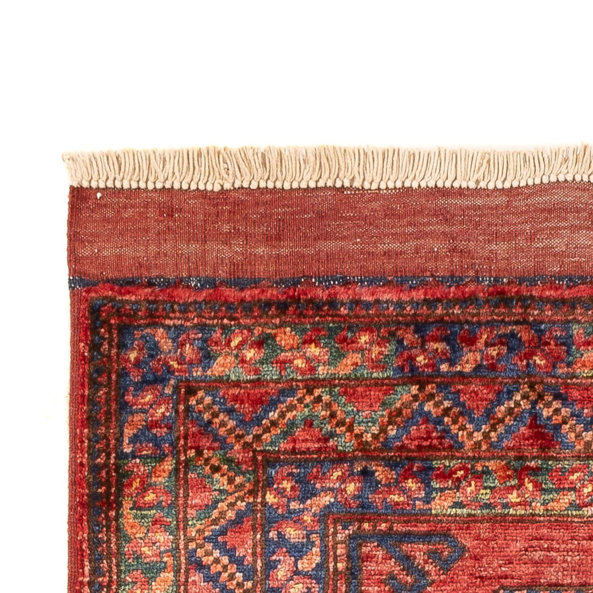 Afghan Teppich 82x204cm - Orientteppich - rot