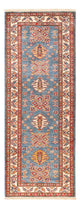 Kazak Teppich 76x200cm - Orientteppich - blau
