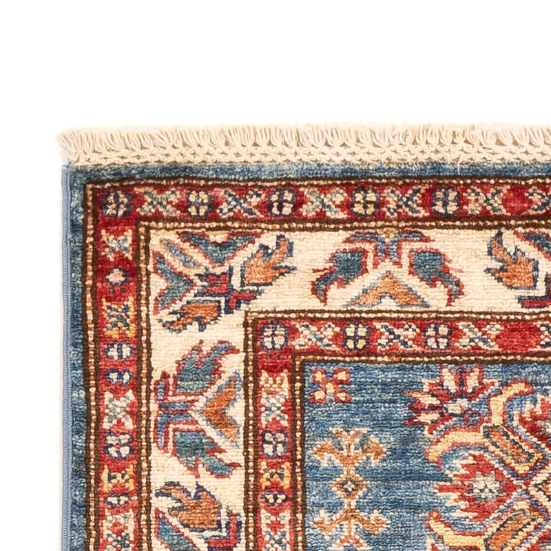 Kazak Teppich 76x200cm - Orientteppich - blau