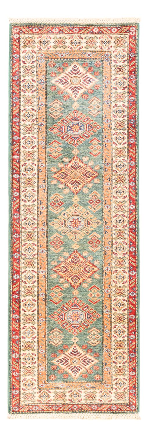Läufer Ziegler - Kazak - 58 x 178 cm - hellgrün