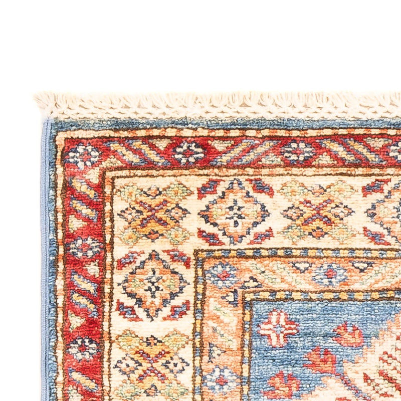 Kazak Teppich 61x177cm - Orientteppich - hellblau