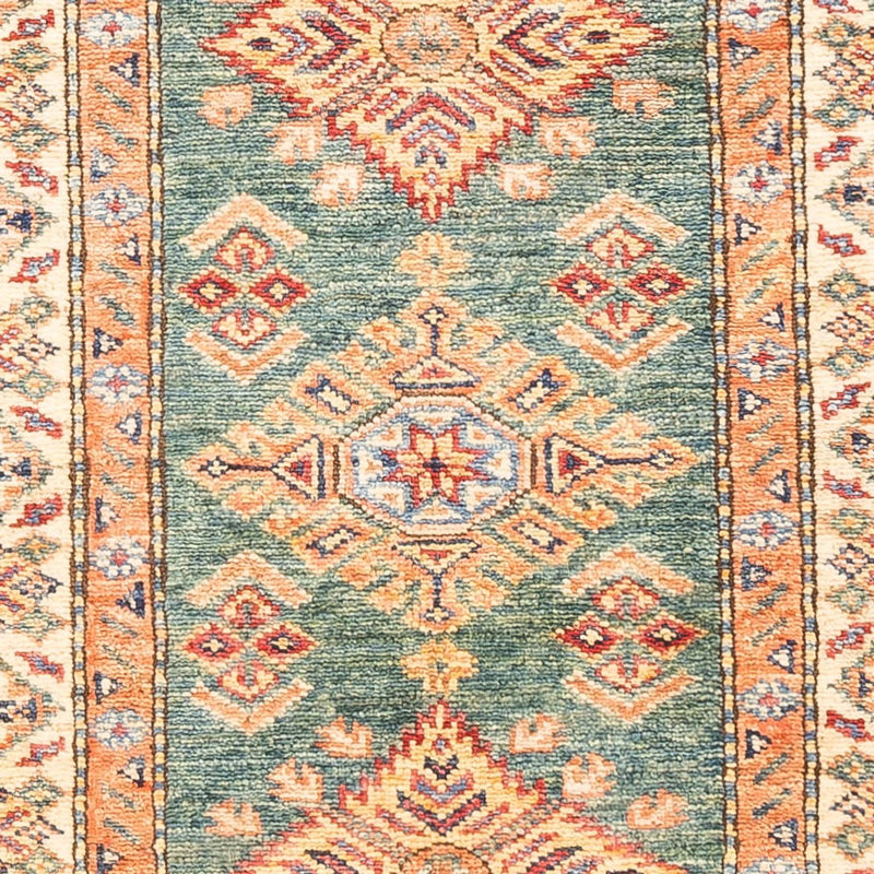 Läufer Ziegler - Kazak - 61 x 181 cm - hellgrün