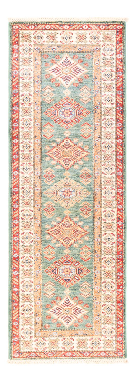 Kazak Teppich 61x181cm - Orientteppich - türkis