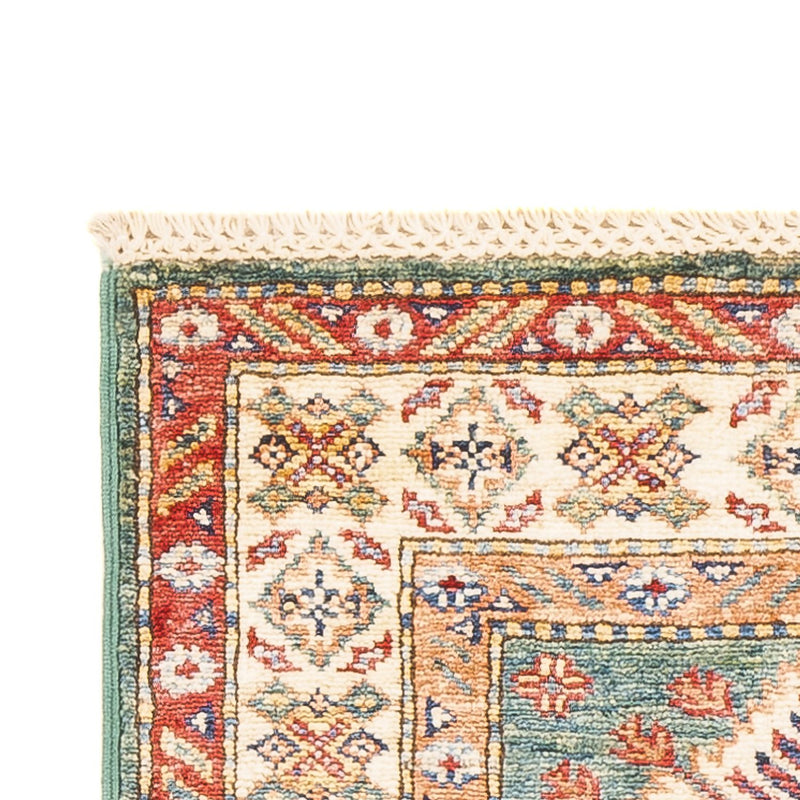 Kazak Teppich 61x181cm - Orientteppich - türkis