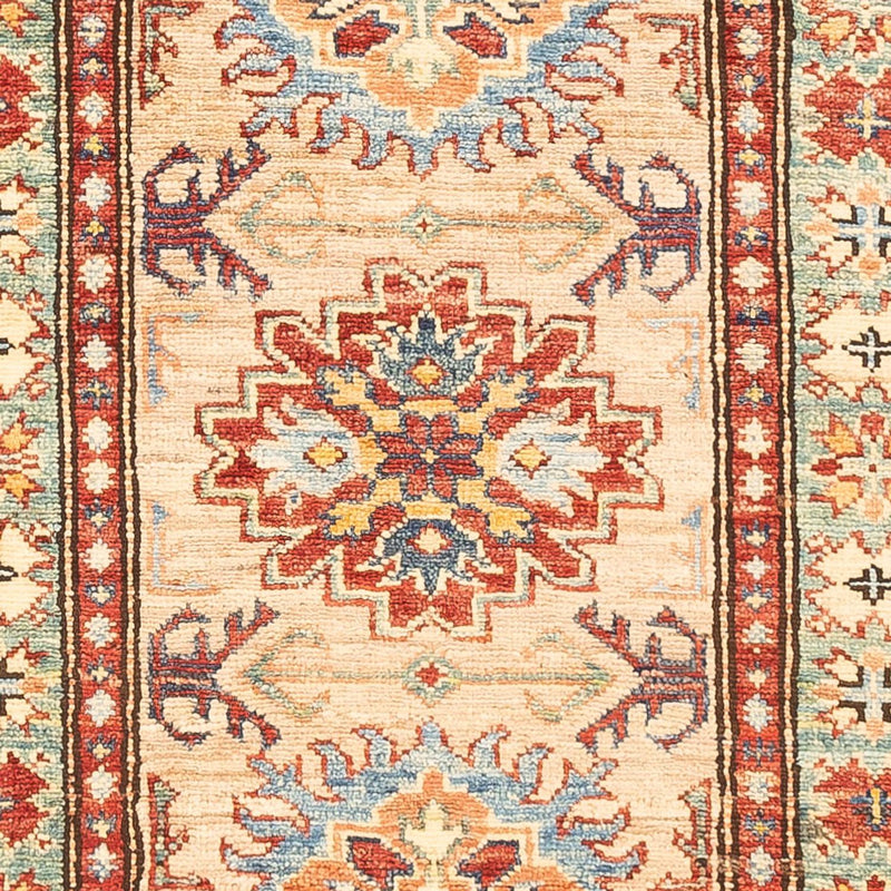 Kazak Teppich 60x187cm - Orientteppich - beige