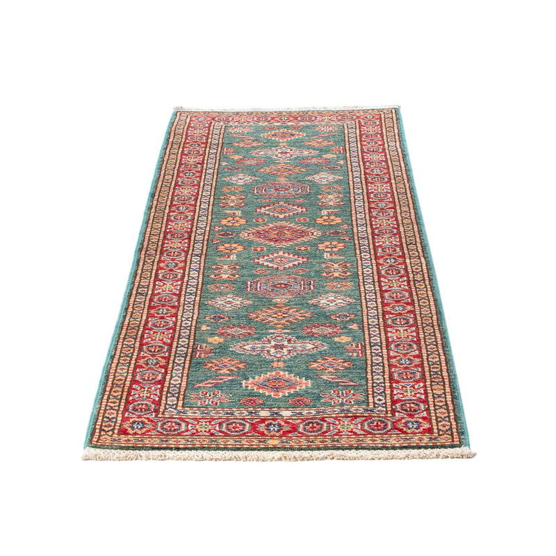 Kazak Teppich 60x187cm - Orientteppich - hellgrün