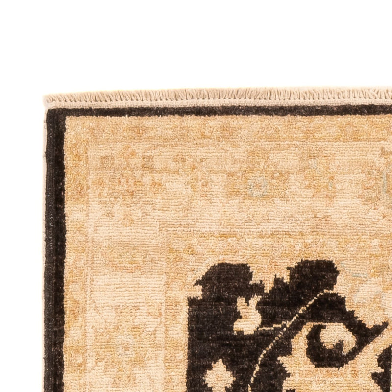 Ziegler Teppich 78x208cm - Orientteppich - schwarz