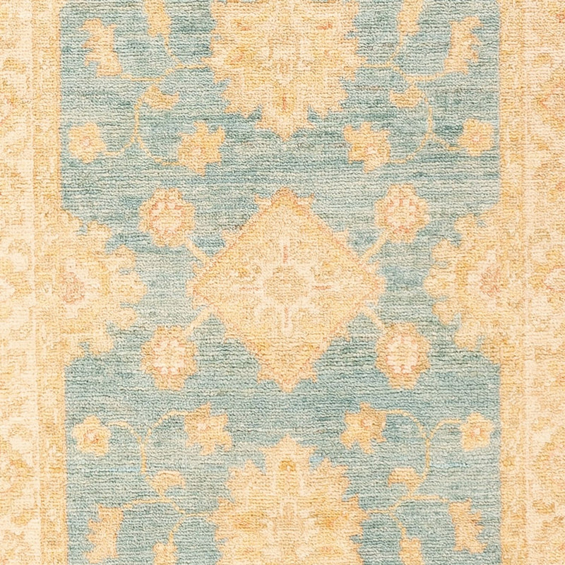 Ziegler Teppich 61x209cm - Orientteppich - türkis