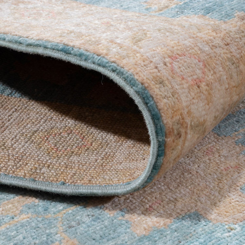 Ziegler Teppich 61x209cm - Orientteppich - türkis