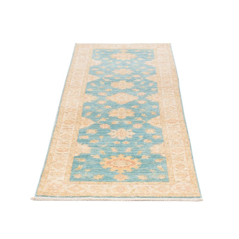 Ziegler Teppich 61x209cm - Orientteppich - türkis