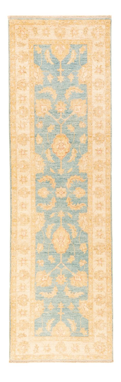 Ziegler Teppich 61x208cm - Orientteppich - türkis