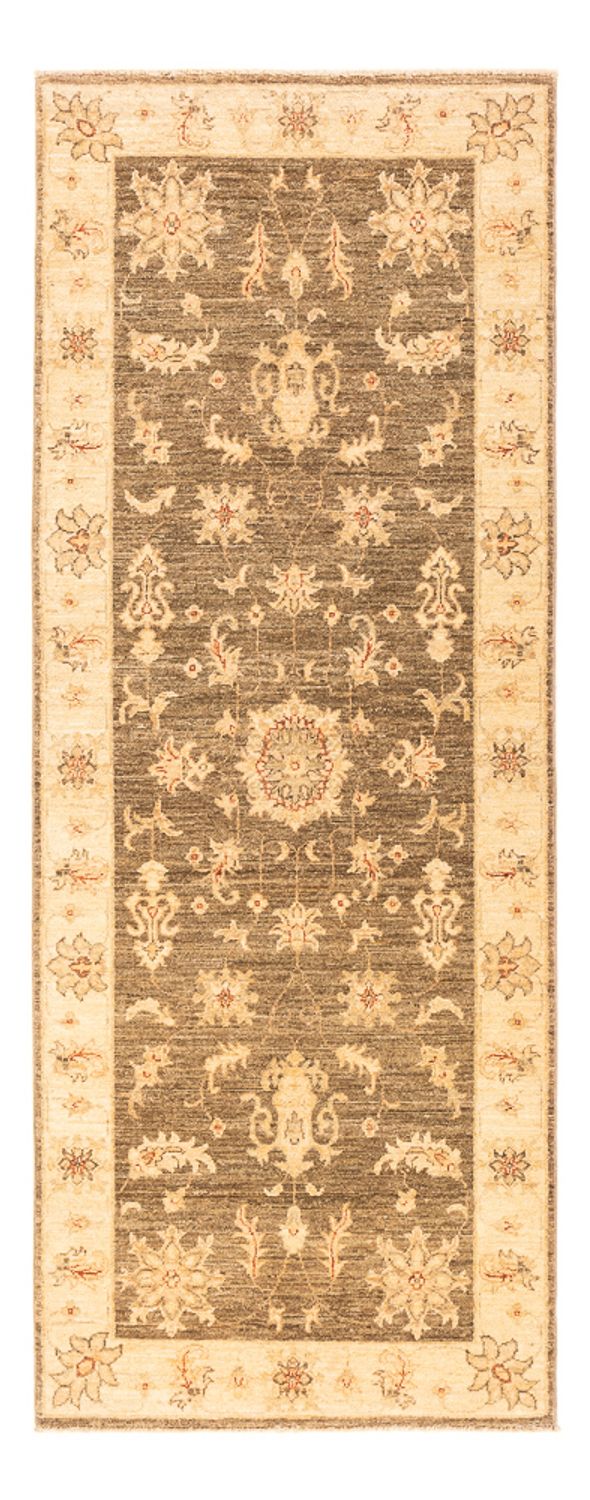 Ziegler Teppich 80x213cm - Orientteppich - olivgrün