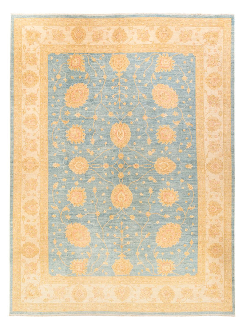 Ziegler Teppich 295x391cm - Orientteppich - blau