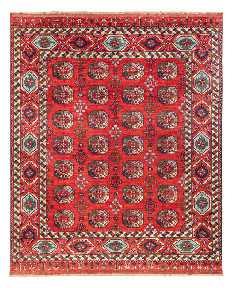 Afghan Teppich 307x379cm - Orientteppich - rot