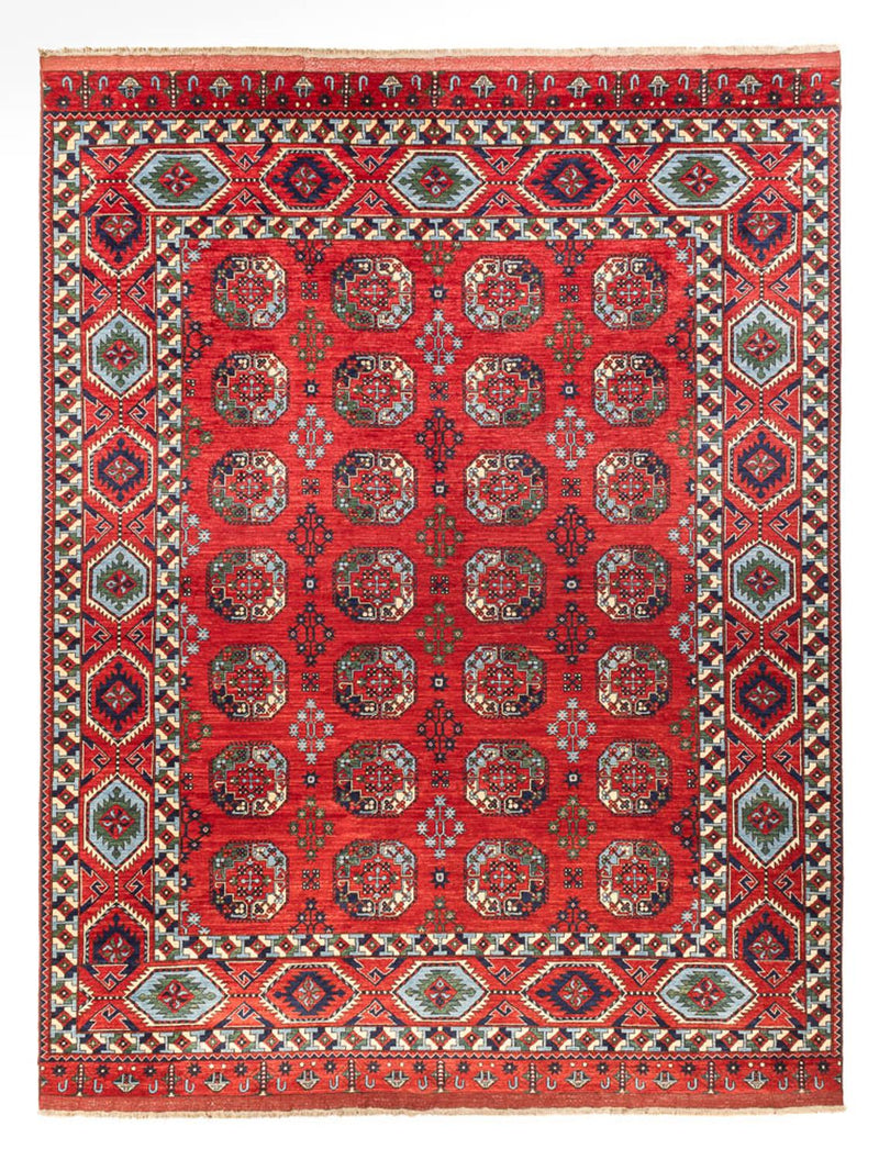 Afghan Teppich 309x398cm - Orientteppich - rot