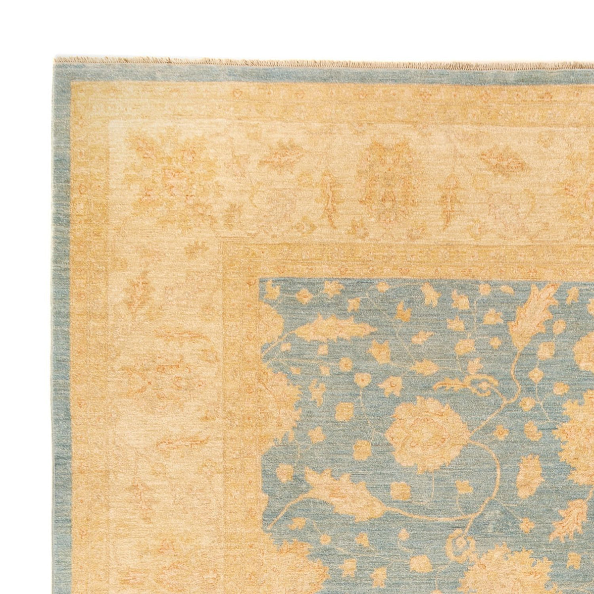 Ziegler Teppich 303x393cm - Orientteppich - hellblau