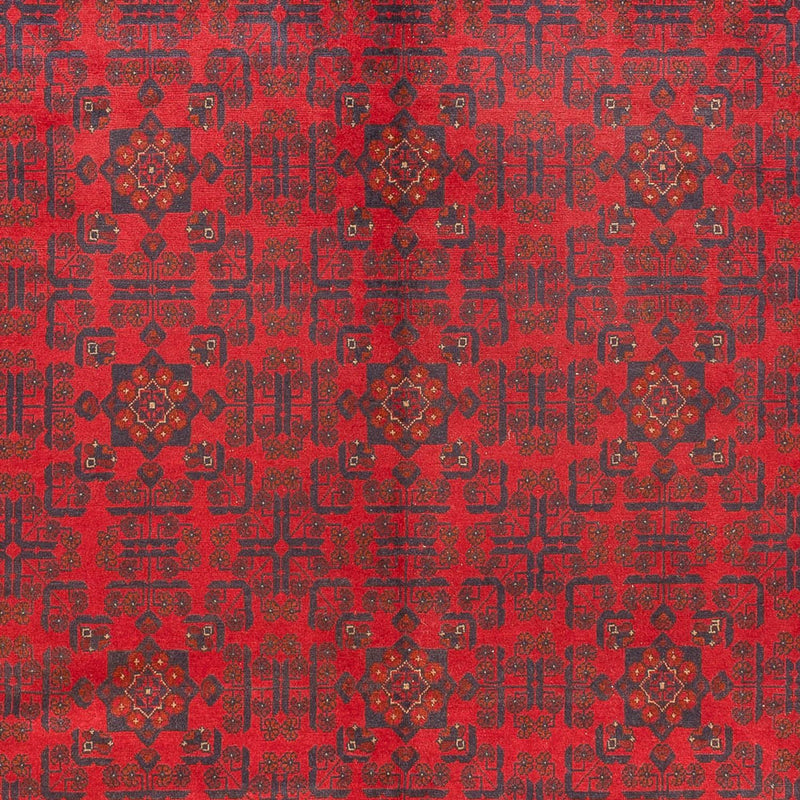 Afghan Teppich - 305 x 391 cm - bordeauxrot