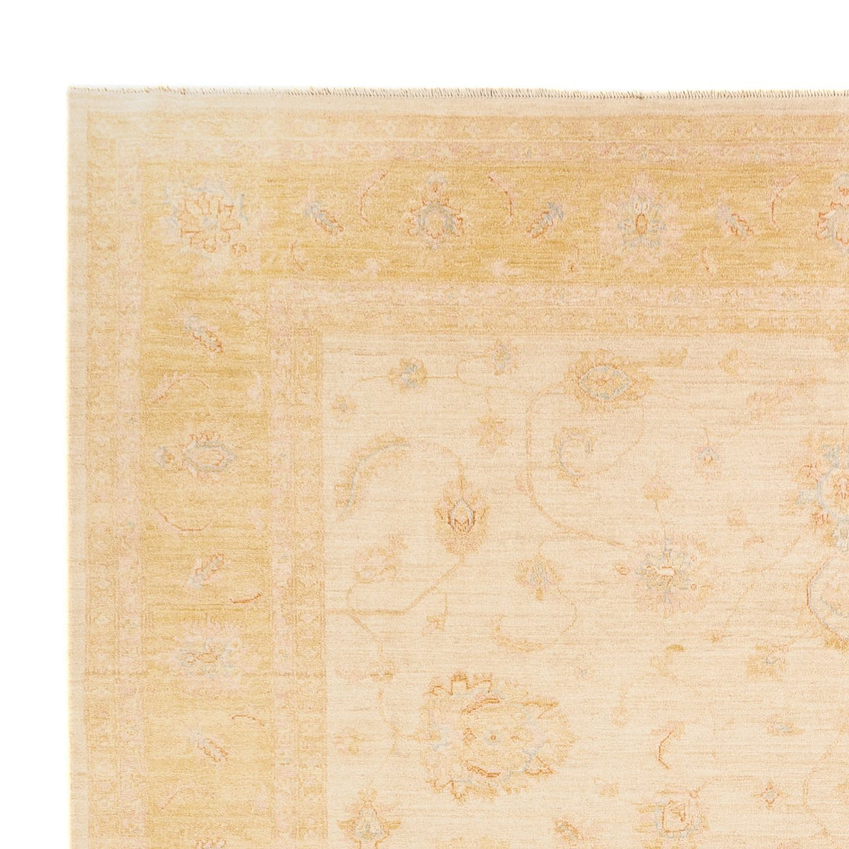 Ziegler Teppich 278x368cm - Orientteppich - hellblau