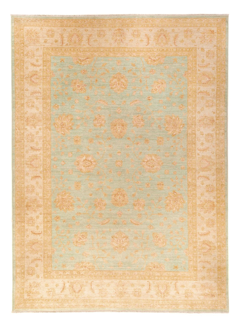 Ziegler Teppich 272x372cm - Orientteppich - hellblau