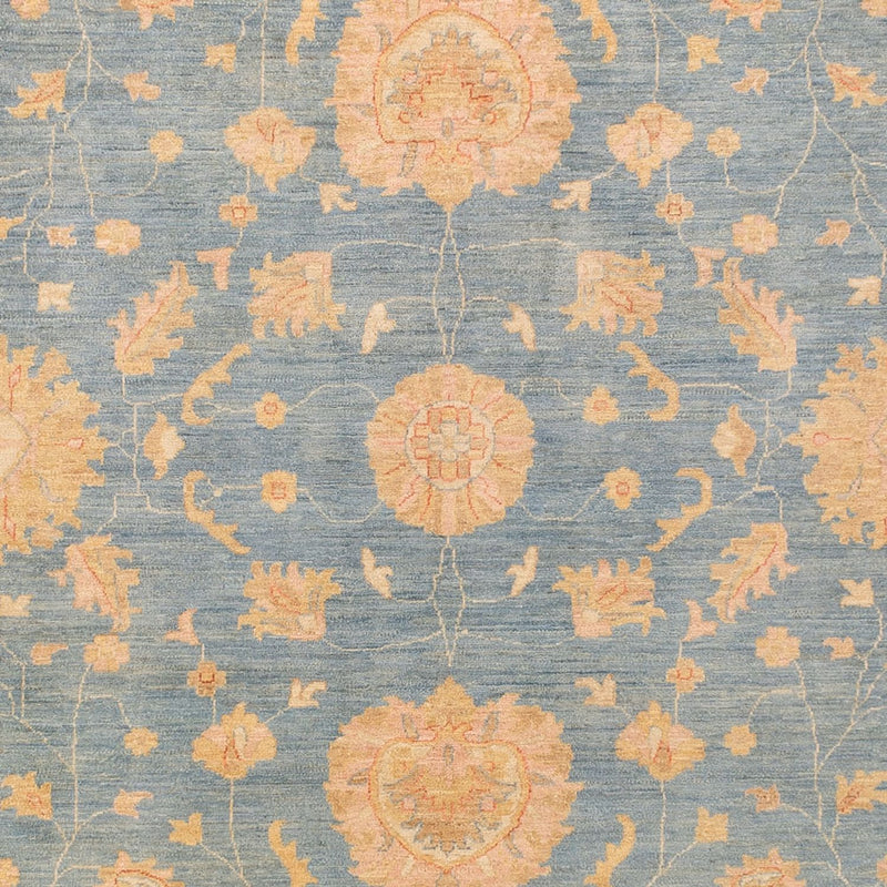Ariana Teppich 282x359cm - Orientteppich - seeblau