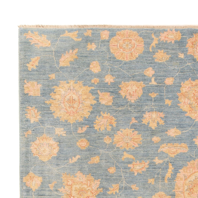 Ariana Teppich 282x359cm - Orientteppich - seeblau