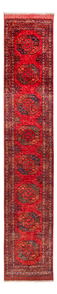 Afghan Teppich 75x395cm - Orientteppich - rot – product image