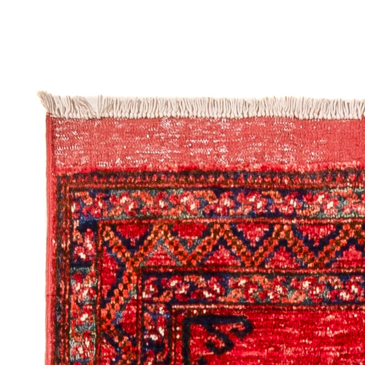 Afghan Teppich 75x395cm - Orientteppich - rot