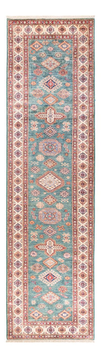 Kazak Teppich 80x303cm - Orientteppich - türkis – product image