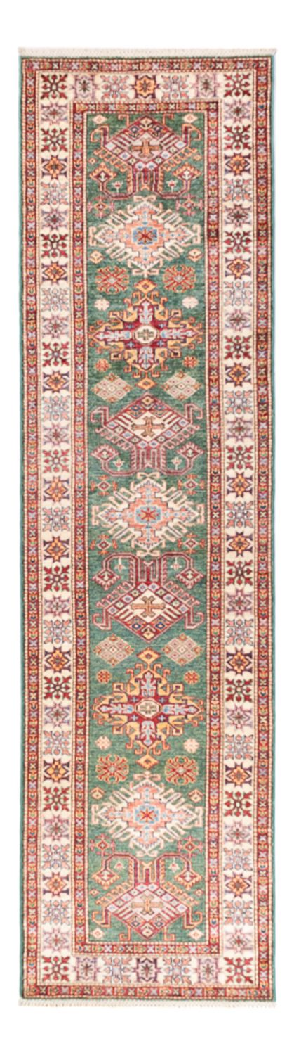 Läufer Ziegler - Kazak - 80 x 297 cm - grün