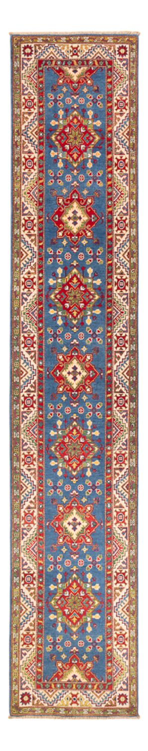 Läufer Ziegler - Kazak - 78 x 403 cm - dunkelblau