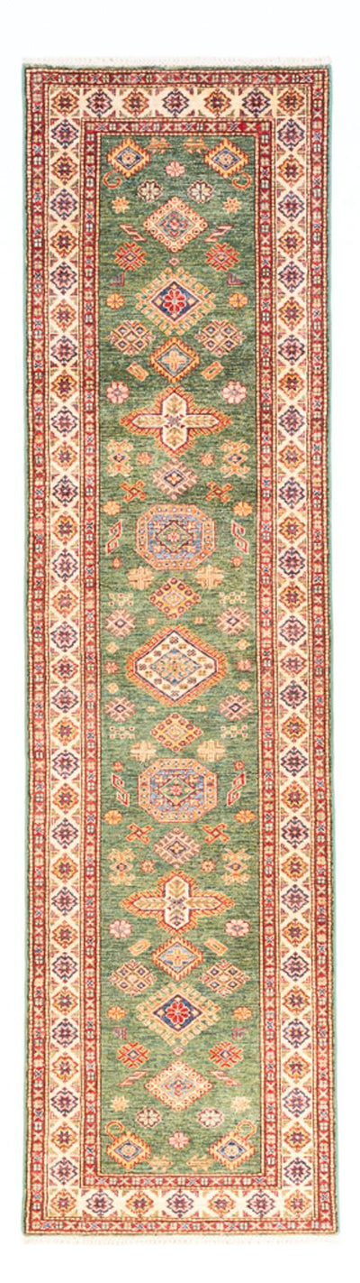 Kazak Teppich 76x295cm - Orientteppich - grün