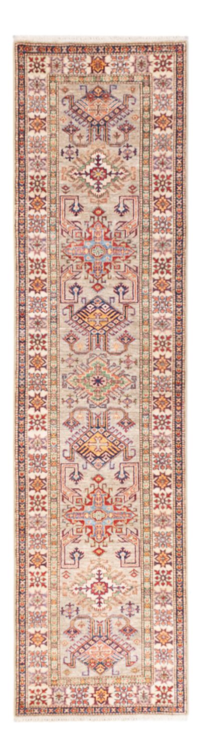 Kazak Teppich 75x300cm - Orientteppich - dunkelbeige