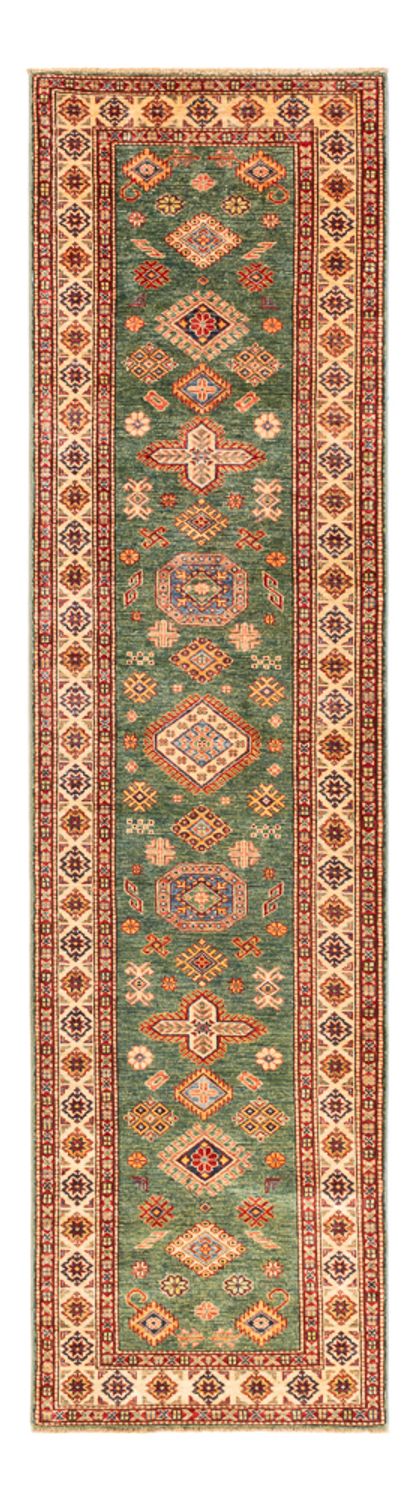 Kazak Teppich 78x302cm - Orientteppich - grün