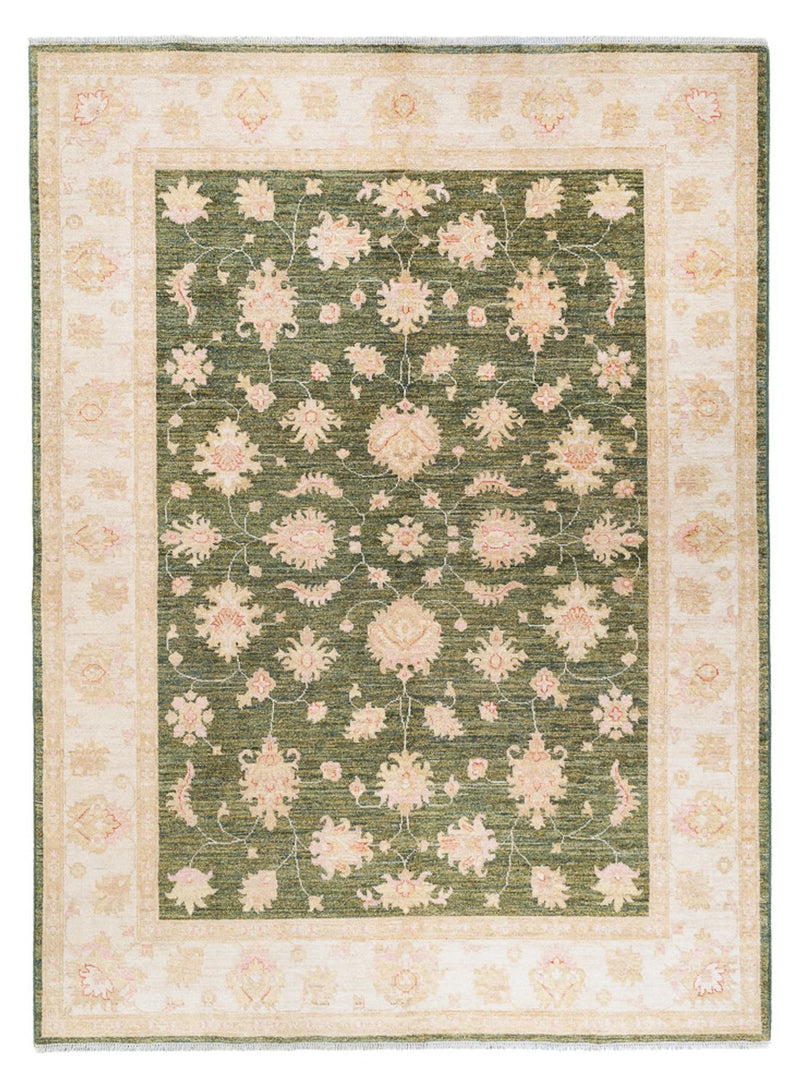 Ziegler Teppich - 173 x 240 cm - grün