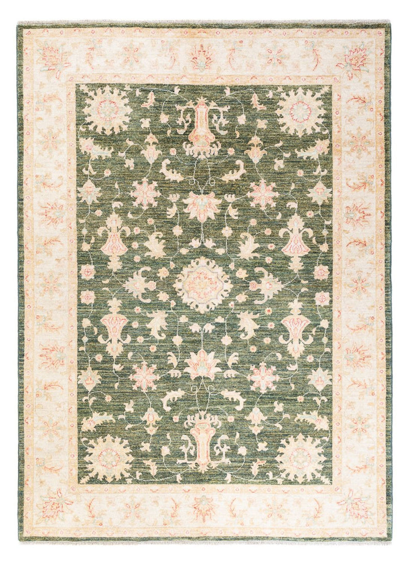 Ziegler Teppich 170x240cm - Orientteppich - grün