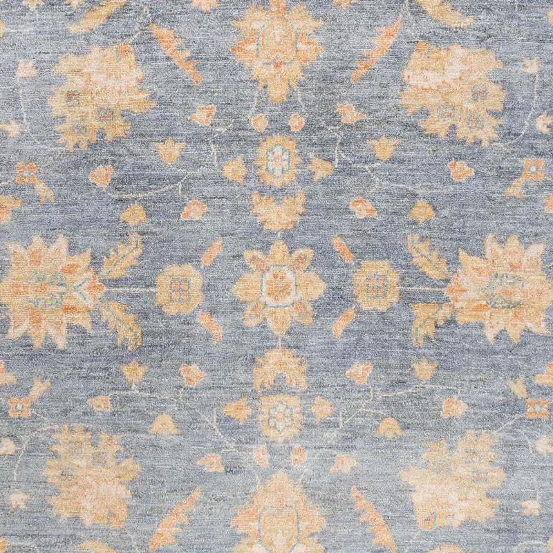 Ziegler Teppich 173x236cm - Orientteppich - seeblau