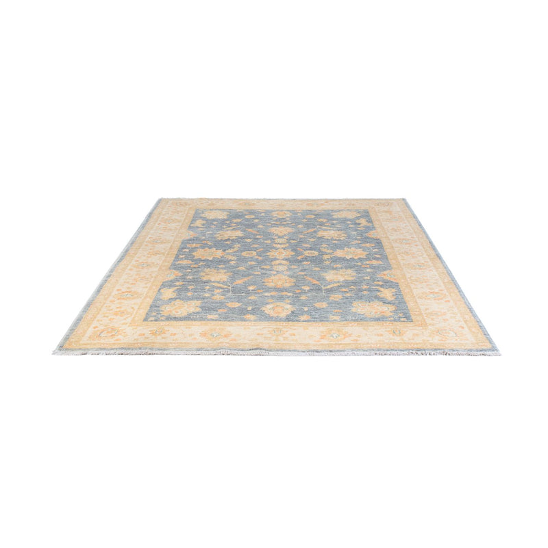 Ziegler Teppich 173x236cm - Orientteppich - seeblau