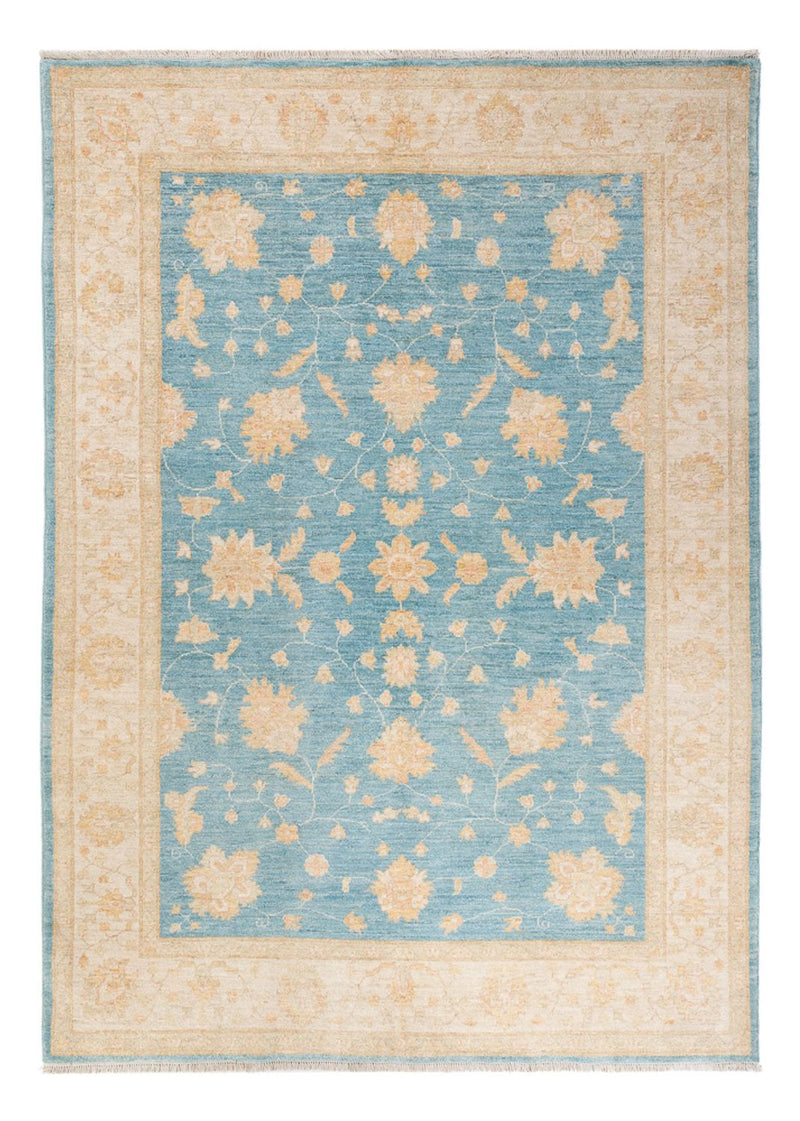 Ziegler Teppich - 173 x 243 cm - blau